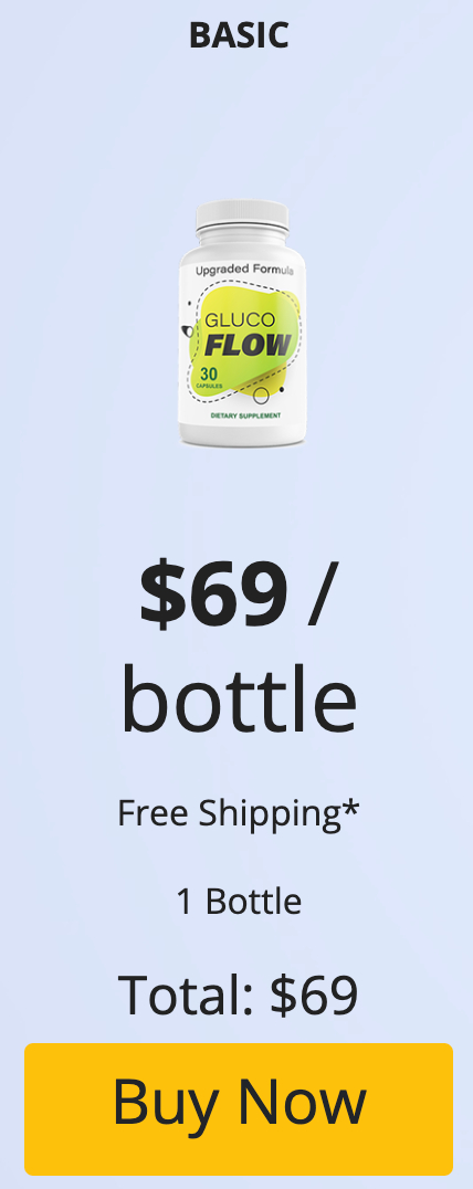 GlucoFlow - 1 Bottle
