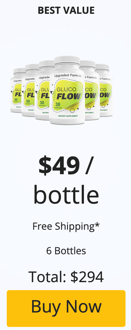 GlucoFlow - 6 Bottles